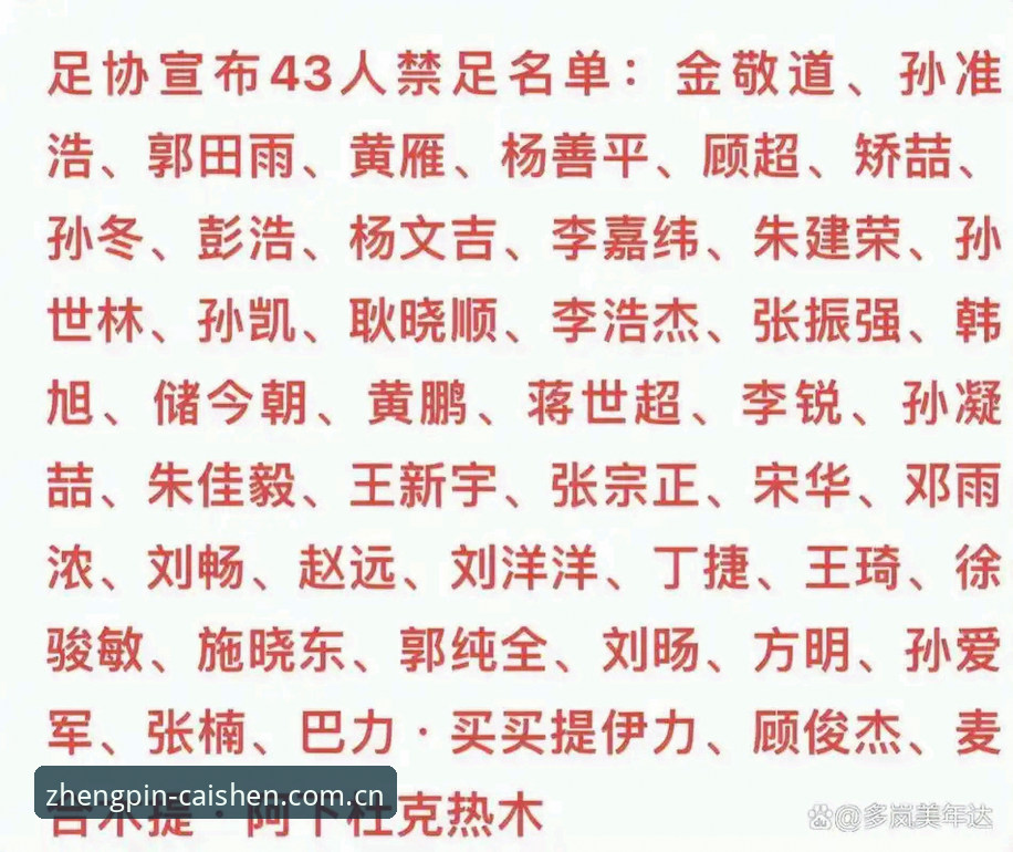 财神到安卓版 足协第三批禁足名单解读指南:从财神到平台视角看中国足球反腐风暴